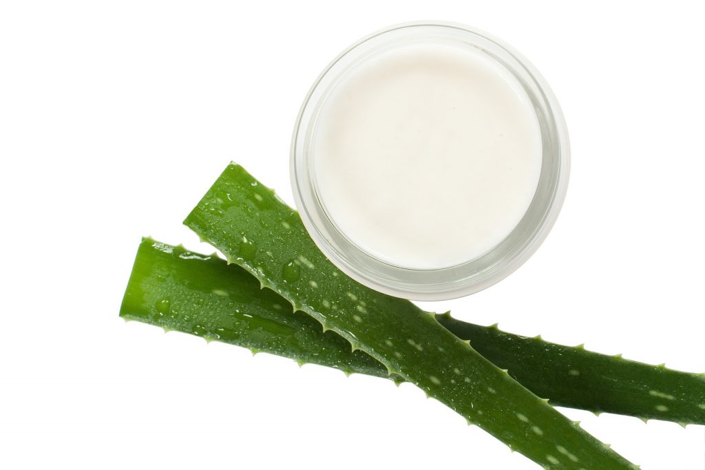 Cosmética con aloe vera