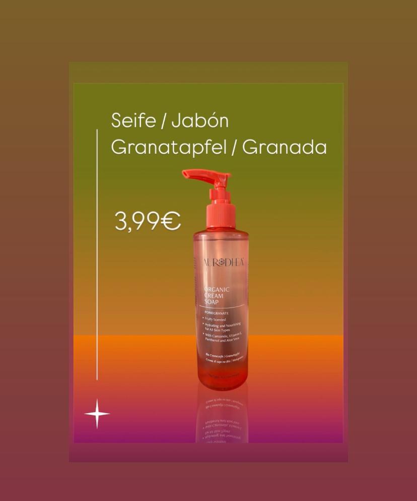 Jabón de manos en crema cosmética